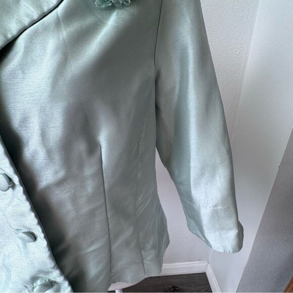 Coldwater Creek Jacket Mint Green Dressy Formal SZ 10 - Picture 5 of 11